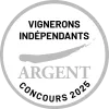 Concours des Vignerons Indépendants 2025 : Médaille d'Argent