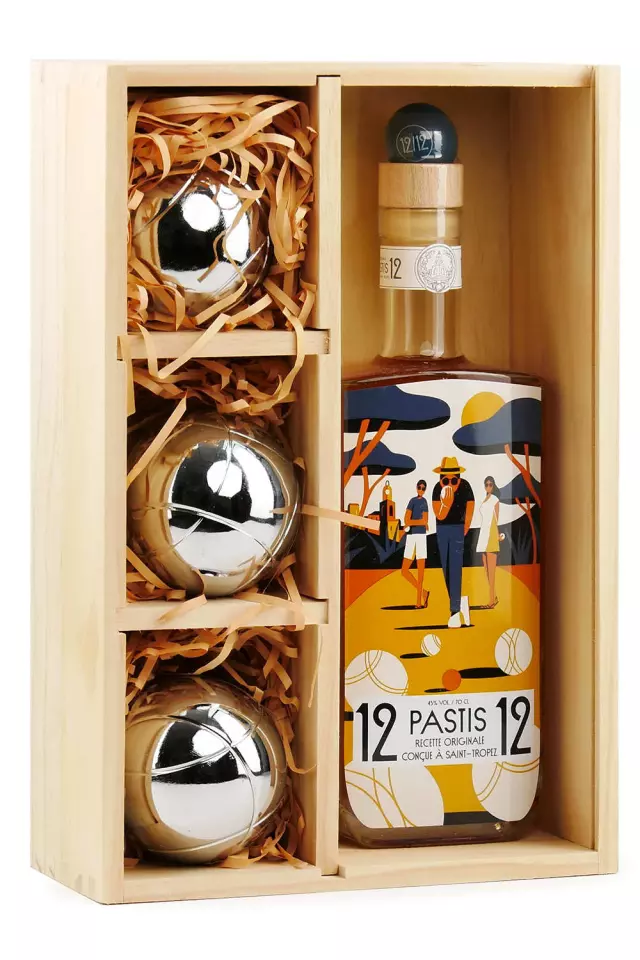 Coffret Pétanque Pastis 12/12