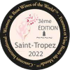Médaille d'OR : Concours International Femmes et Vins Rosés du Monde Saint Tropez 2022