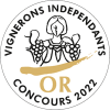 Medaille d'or :  Le Concours des Vignerons Indépendants 2022 