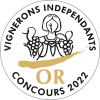Medaille d'or : Le Concours des Vignerons Indépendants 2022